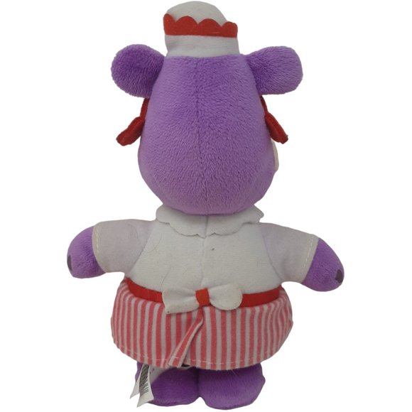 Disney Hallie Hippo Nurse Doc Mcstuffins Just Play Stuffed Animal Plush Toy 7" - Picture 4 of 6